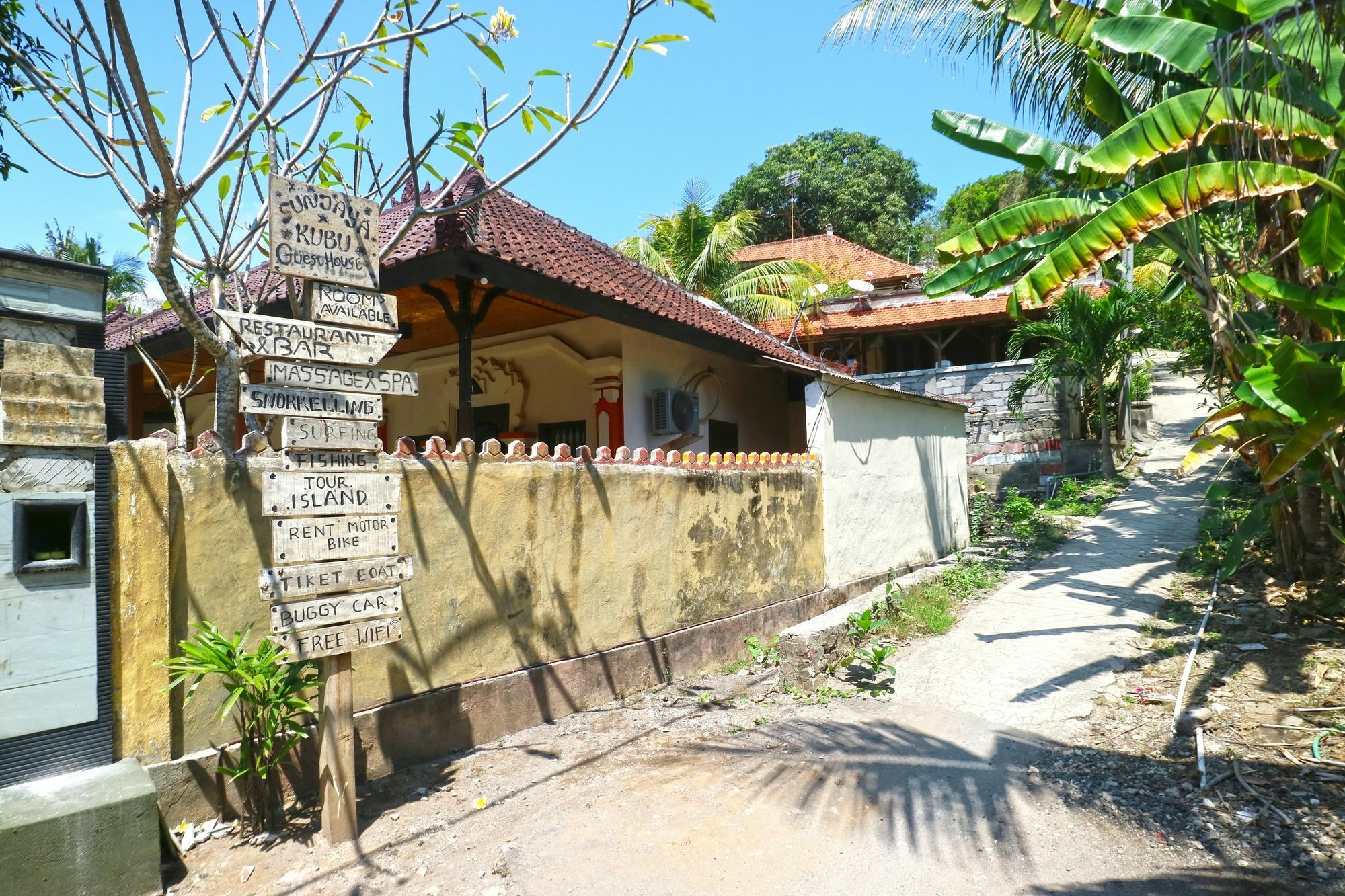 Sunjaya Kubu Guesthouse Lembongan Zewnętrze zdjęcie